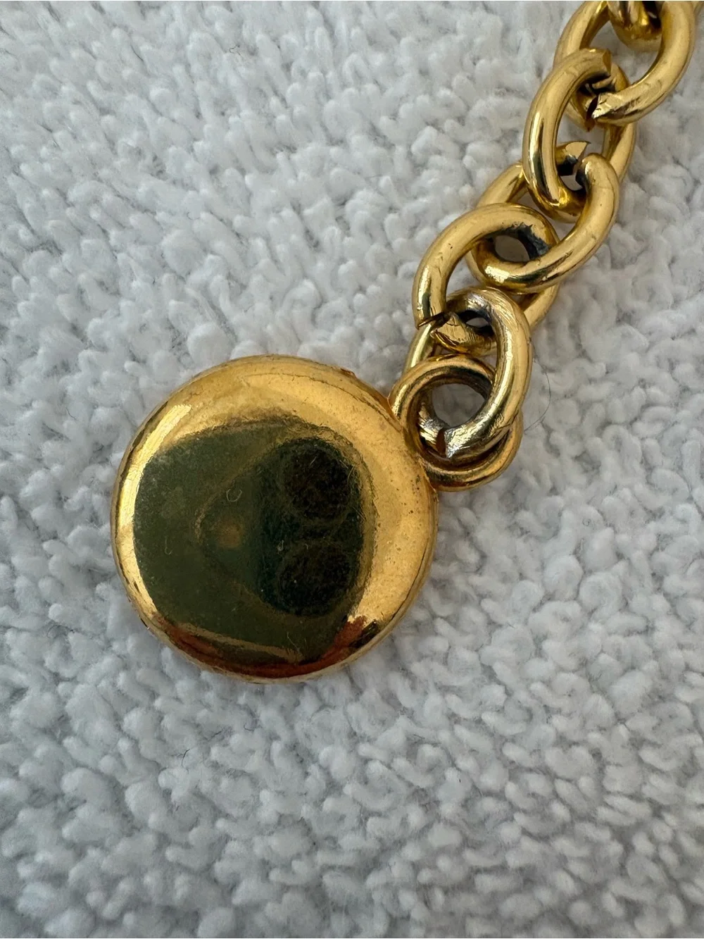 Vintage gold chain belt